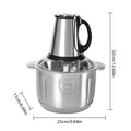 5L Electric Meat Grinder Food Grinder 6S Stainless Steel Multifunctional Vegetable Chopper Chopper Kitchen Utensils