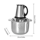 5L Electric Meat Grinder – Stainless Steel Food Chopper for Kitchen