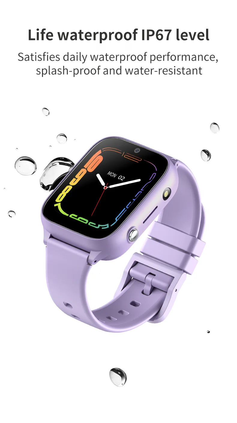 2025 Cheap Low Price Eurasian Version Waterproof Sos Gps Wifi School Mode Reloj Ai Kids Sim Card Support 4g Smartwatch