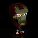 LED Light Kit for Iron Man Helmet – DIY Toy Accessory (Not Included Building Blocks)