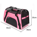 Large Pet Carrier Bag – Portable Soft Travel Bag for Dogs & Cats