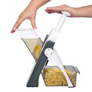 Adjustable Vegetable Slicer – Stainless Steel Manual Kitchen Gadget