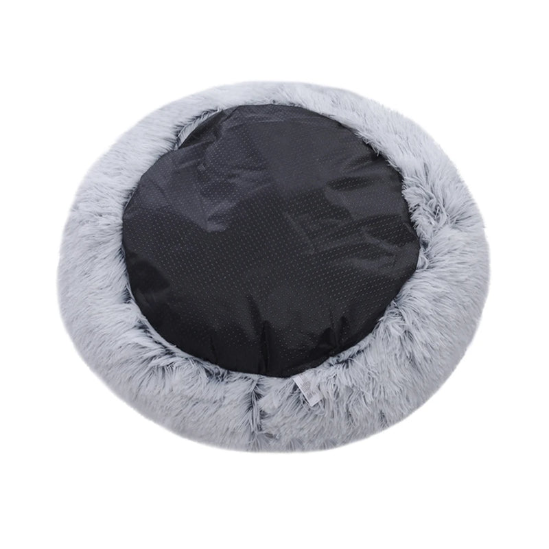 Tieker Plush Pet Bed Round Cat and Dog Soft Bed Pet Mattress Sleeping Hole Universal Suitable for All Seasons Small Cats and Dog