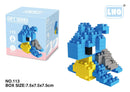 Pokemon Toys for Kids Small Building Blocks Model Education.