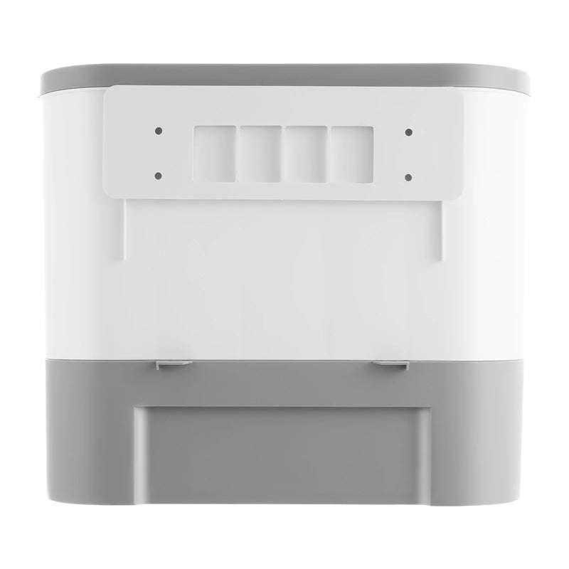 Rice Cereal Dispenser Wall Mounted 5 Grid Grain Dry Food Storage Container 9kg Kitchen Storage Dispenser