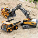 RC Construction Truck Toy – Remote Control Excavator & Bulldozer