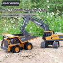 RC Construction Truck Toy – Remote Control Excavator & Bulldozer