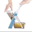 Adjustable Vegetable Slicer – Stainless Steel Manual Kitchen Gadget
