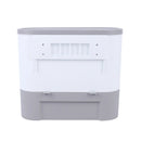 Wall-Mounted Rice & Cereal Dispenser – 5 Grid Dry Food Storage (9kg)