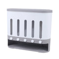 Rice Cereal Dispenser Wall Mounted 5 Grid Grain Dry Food Storage Container 9kg Kitchen Storage Dispenser