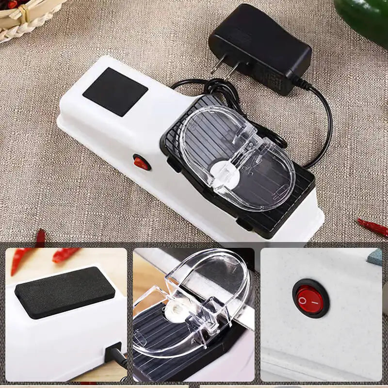 Electric Knife Sharpener – Quick Sharpen & Polish for Every Kitchen Knife