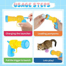 Interactive Cat Toy – Soft Ball Launcher to Keep Cats Entertained
