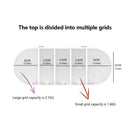 Wall-Mounted Rice & Cereal Dispenser – 5 Grid Dry Food Storage (9kg)