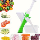 Adjustable Vegetable Slicer – Stainless Steel Manual Kitchen Gadget