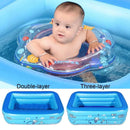 Inflatable Square Swimming Pool – Kids & Baby Outdoor Pool 120-130cm