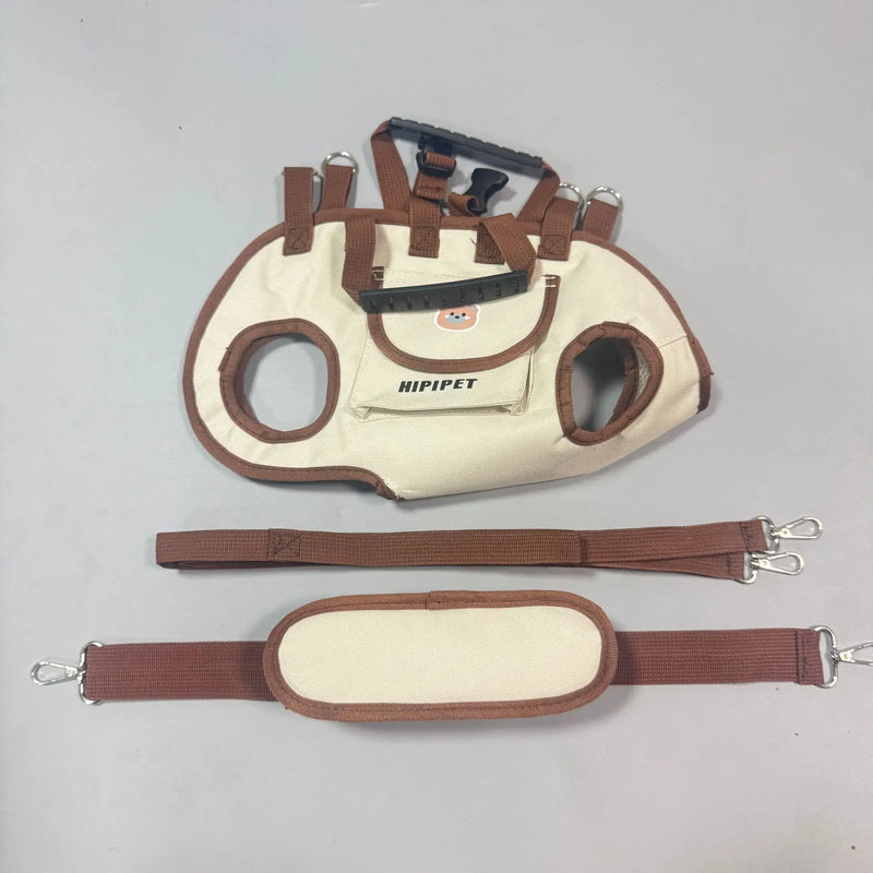 Dog Outing Backpack with Both Shoulders and Pets Carry Backpack Portable Breathable Crossbody Strap Pet Supplies