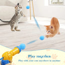 Interactive Cat Toy – Soft Ball Launcher to Keep Cats Entertained