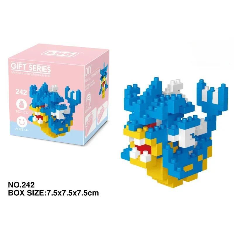 Pokemon Toys for Kids Small Building Blocks Model Education.