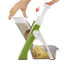Adjustable Vegetable Slicer – Stainless Steel Manual Kitchen Gadget