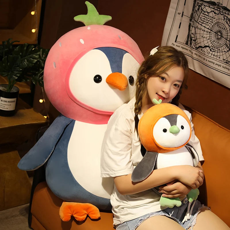Cartoon Penguin Plush Toy – Cute Kawaii Soft Doll for Kids