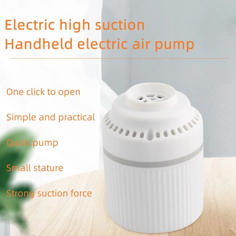 Mini Electric Vacuum Sealer – Compact Pump for Clothes & Food Storage